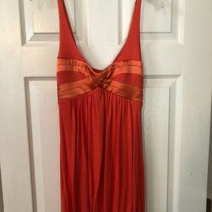 Orange bebe T-Shirt Dress